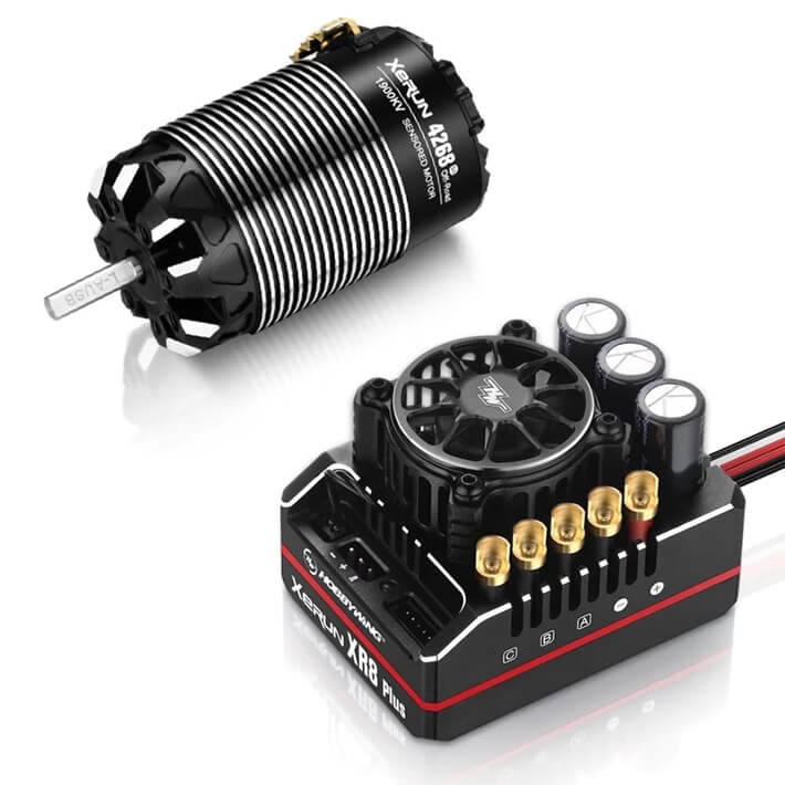 Hobbywing Combo Xr8 Plus G2S Esc & 4268 G3 Off 1900Kv Motor HW38020500