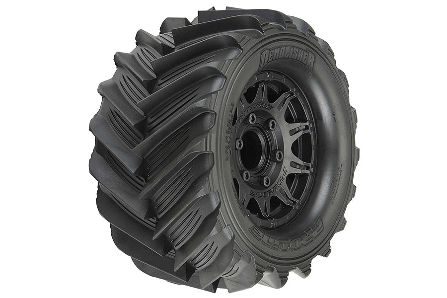 Pro-Line Proline Demolisher 2.8" Tyres Raid Blk 6X30 R/Hex 12Mm Wheel PL10196-10