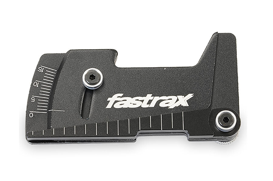 Fastrax Aluminium Ride Height And Camber Gauge - Black FAST409BK