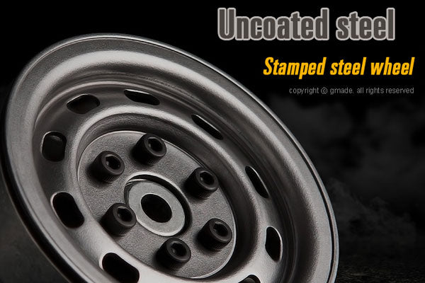 GMADE 1.9 SR02 BEADLOCK WHEELS (UNCOATED STEEL) (2)