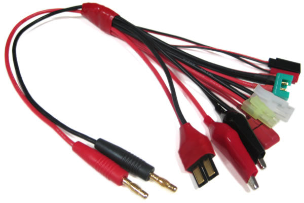 Etronix 4.0Mm To Deans/Futaba/Jst/Tamiya/Micro Tamiya/Mpx/Clip/D ET0281