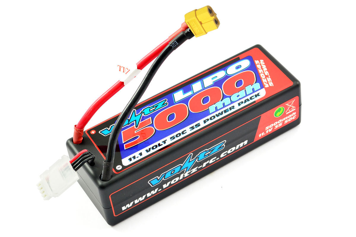 Voltz 5000Mah Hard Case 11.1V 50C Lipo Stick Pack Xt60 VZ0343XT60