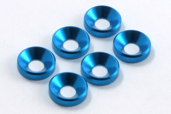 Fastrax M4 Shim Washer (6) Blue FAST145