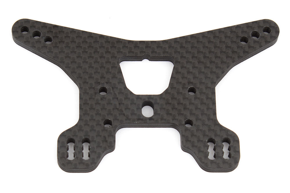 TEAM ASSOCIATED B64 REAR SHOCK TOWER WOVEN CARBON FIBRE LONG
