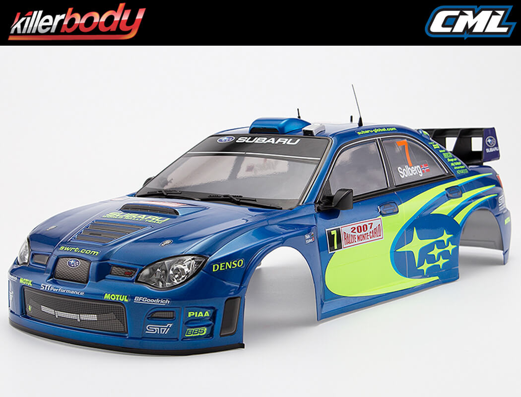 Killerbody Subaru Impreza Wrc 2007 Painted Blue Body Kit KB48762
