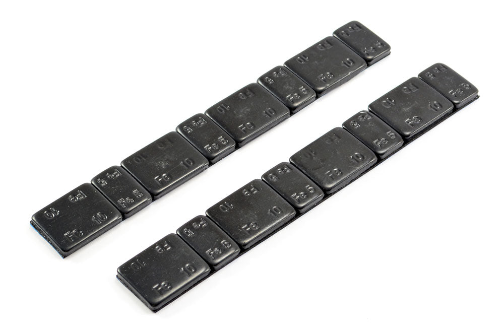 Centro Black Chassis Weights W/Adhesive 5G/10G X 2 Strips C0504