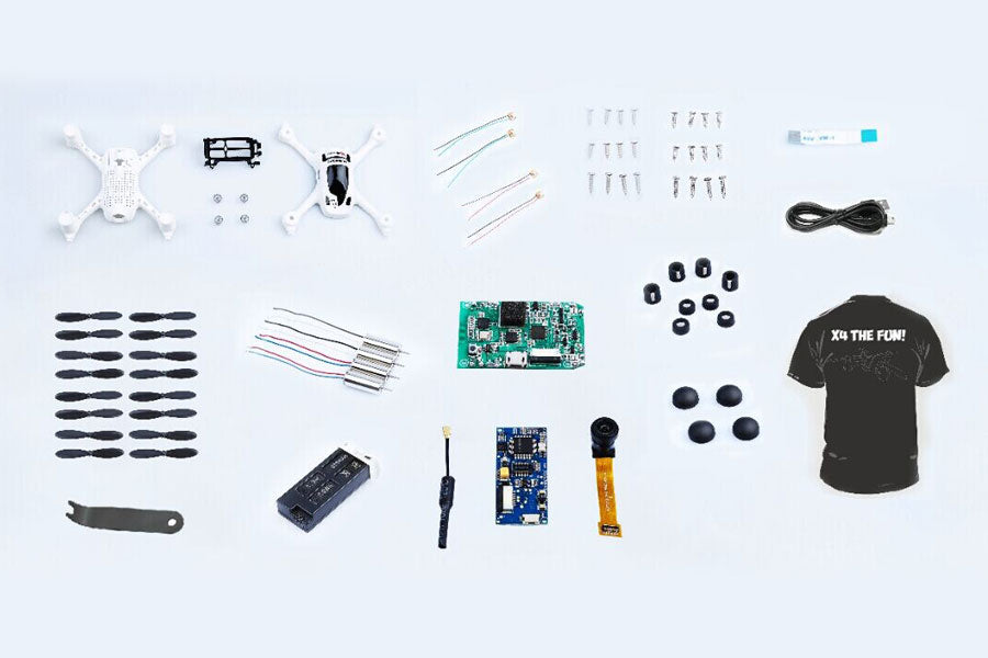 Hubsan H107D+ Crash Pack