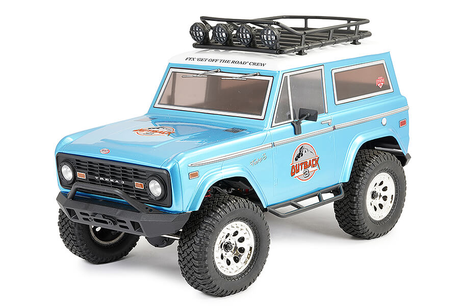 FTX Outback 3.0 Treka RTR 1:10 Trail Crawler - Blue FTX5594B