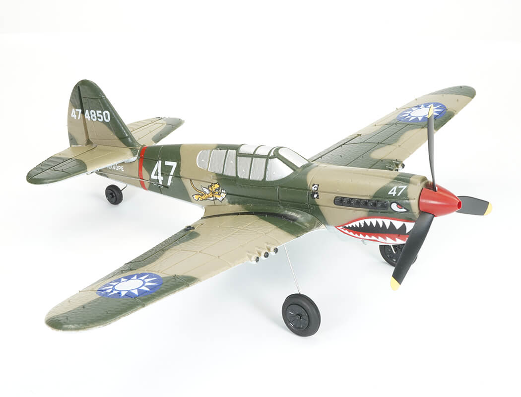 Volantex P40 Warhawk 4Ch 400Mm Brushed W/Gyro Epp Rtf V761-13