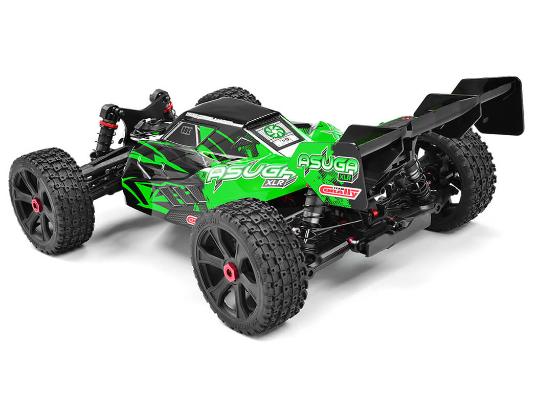 Corally Asuga Xlr 6S Roller Buggy Chassis - Green C-00488-G