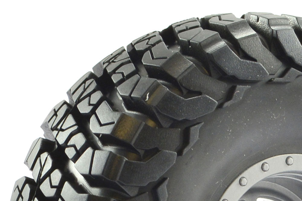 Ftx Mauler 2.2" All Terrain Tyres Pre-Glued On Grey Wheels