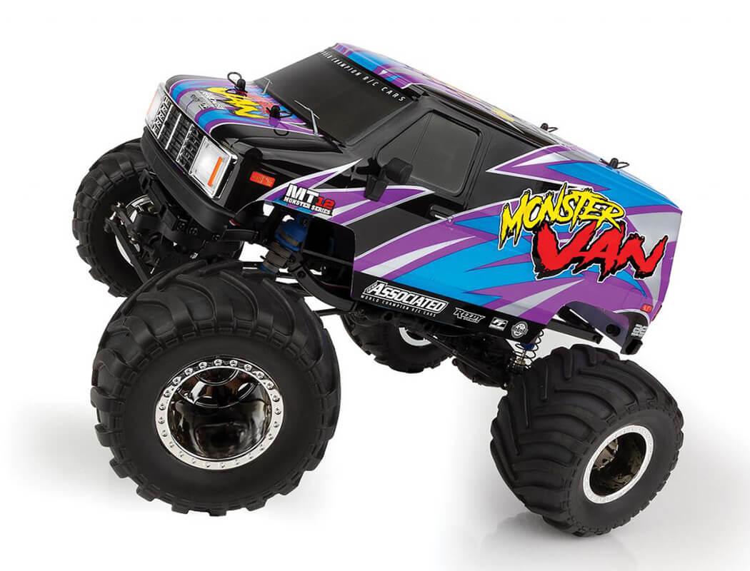 Team Associated Mt12 Monster Van RTR Combo AS40008C