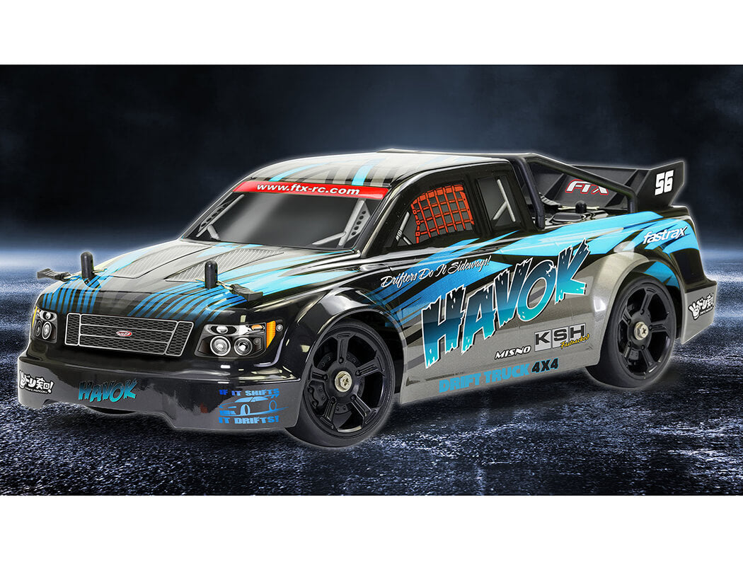 FTX Havok 1/14 4Wd Drift Truck - Blue Ftx5597Bl