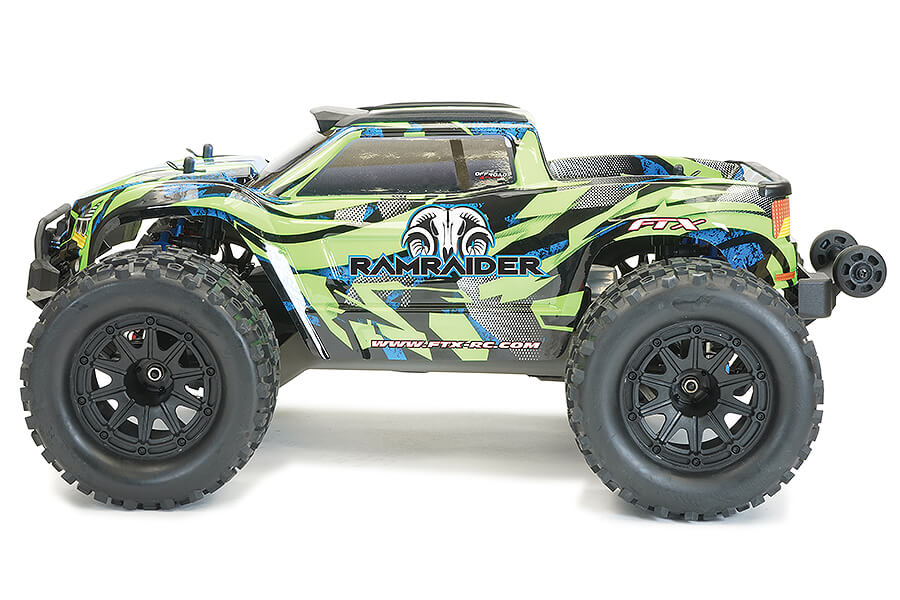 FTX Ramraider 1/10 Brushless Monster Truck RTR - Green/Blue FTX5497GB