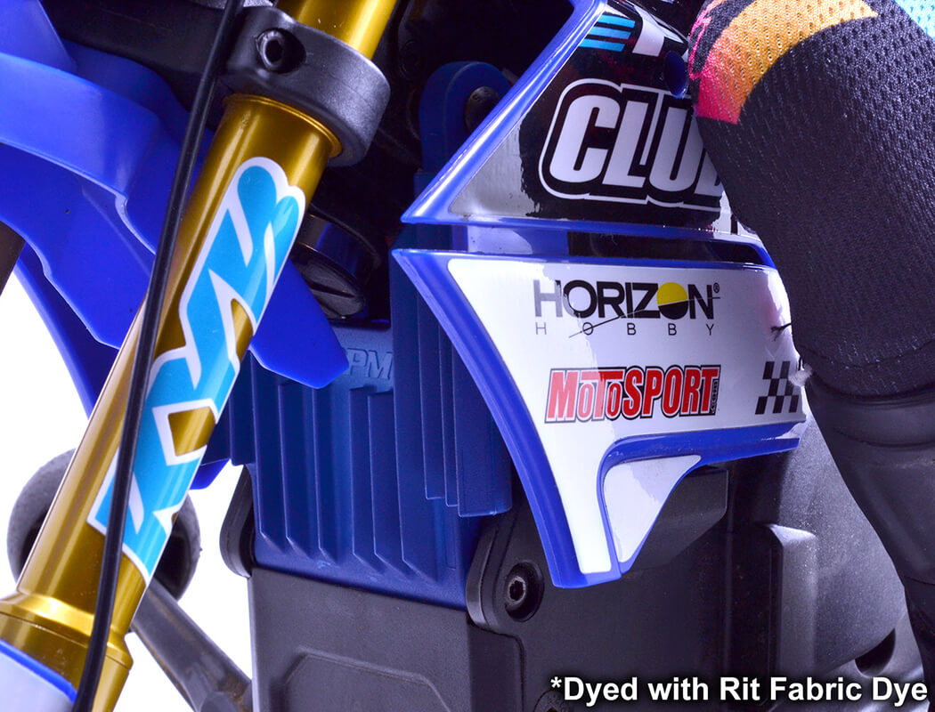 Rpm Crash Structure (Radiator) For Losi Promoto Dyeable White RPM72201