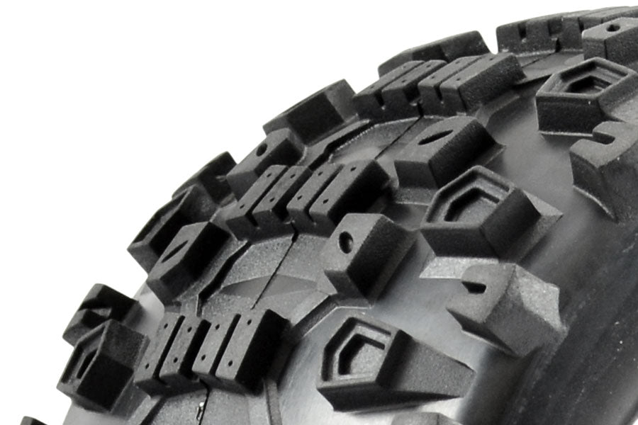 Fastrax 1:10 Mt Stinger Mount 6-Spoke Chrome Bearing (Pr) FAST1220C