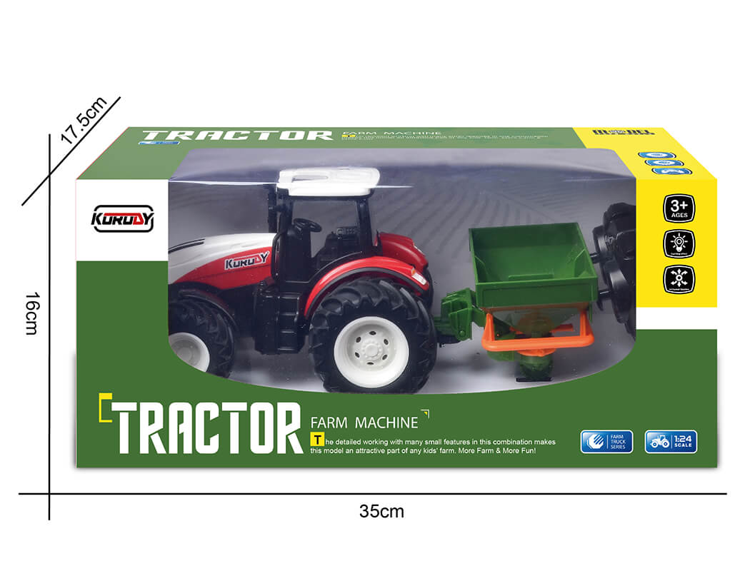 Korody RC 1:24 Tractor With Fertilizer Truck K-6635K