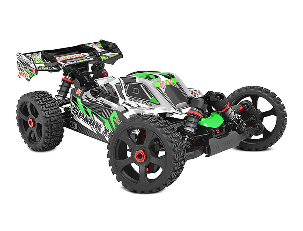 Corally Spark Xb6 6S Brushless Basher Buggy RTR - Green C-00285-G