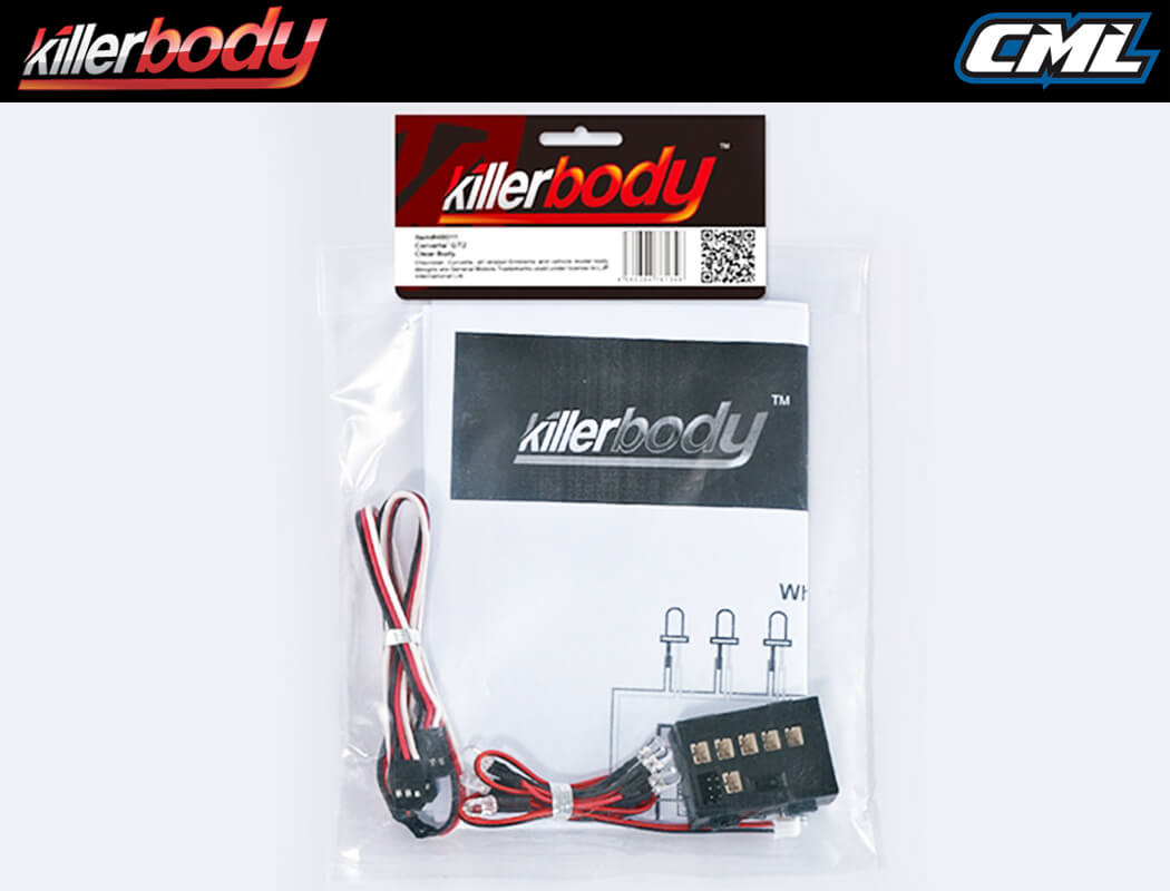 KILLERBODY LED LIGHT SYSTEM W/CONTROL BOX (6 LEDS)