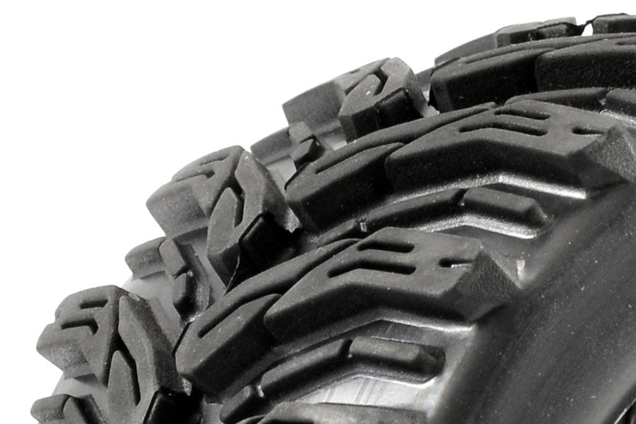 Fastrax 1:10 Mt Arrow Mounted 6-Spoke Chrome 0 Offset (Pr) FAST1231C