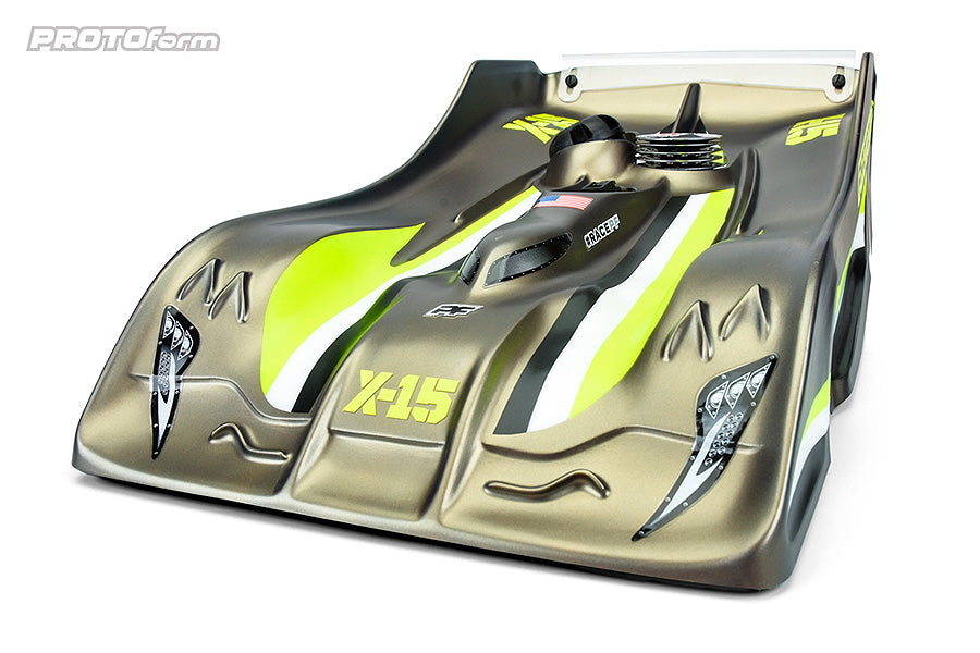 Pro-Line Protoform X15 Body For 1/8Th On Road - Pro-Lite Weight PL1569-25