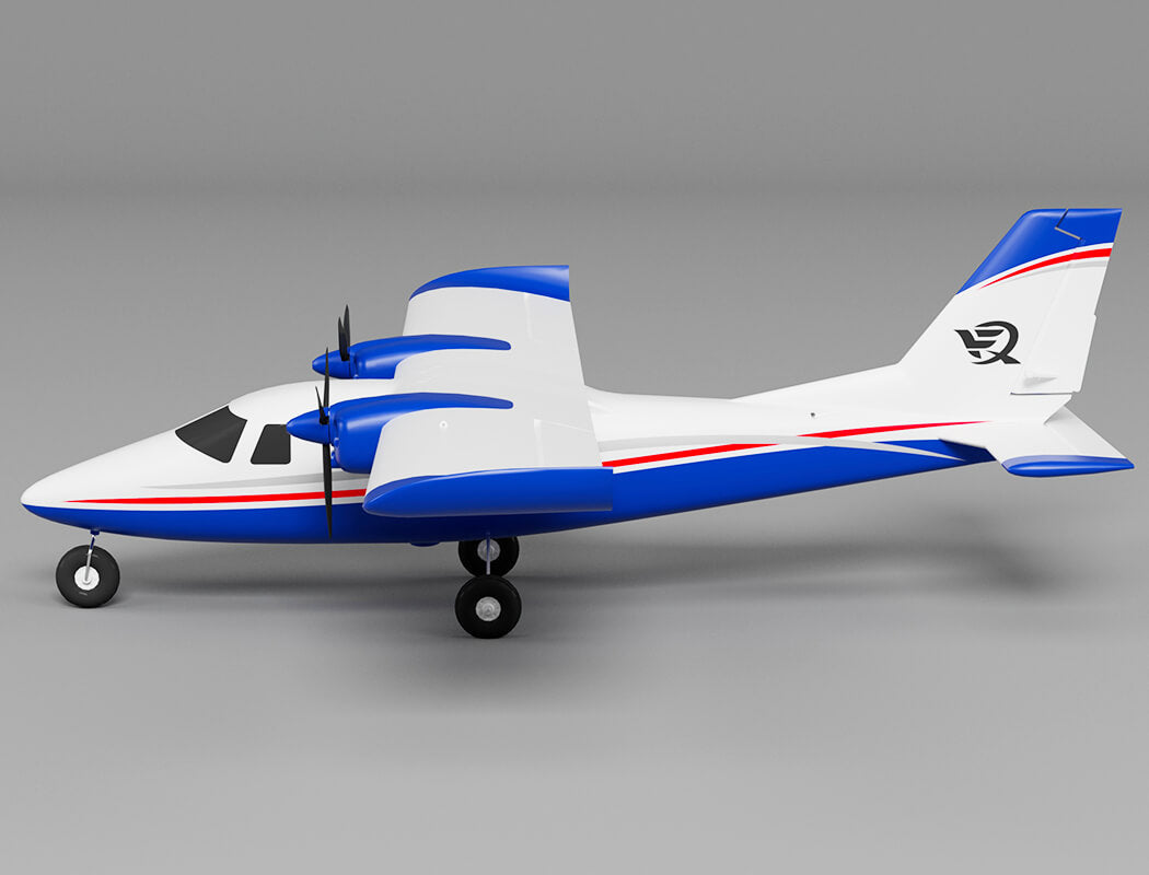 X-Fly Xfly P68 Twin 850Mm Wingspan Without Tx/Rx/Battery - Blue XF114P-B