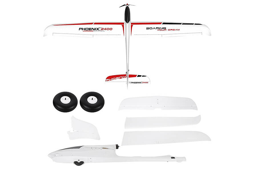 Volantex Phoenix 2400Mm Glider W/Abs Fuselage Artf V759-03