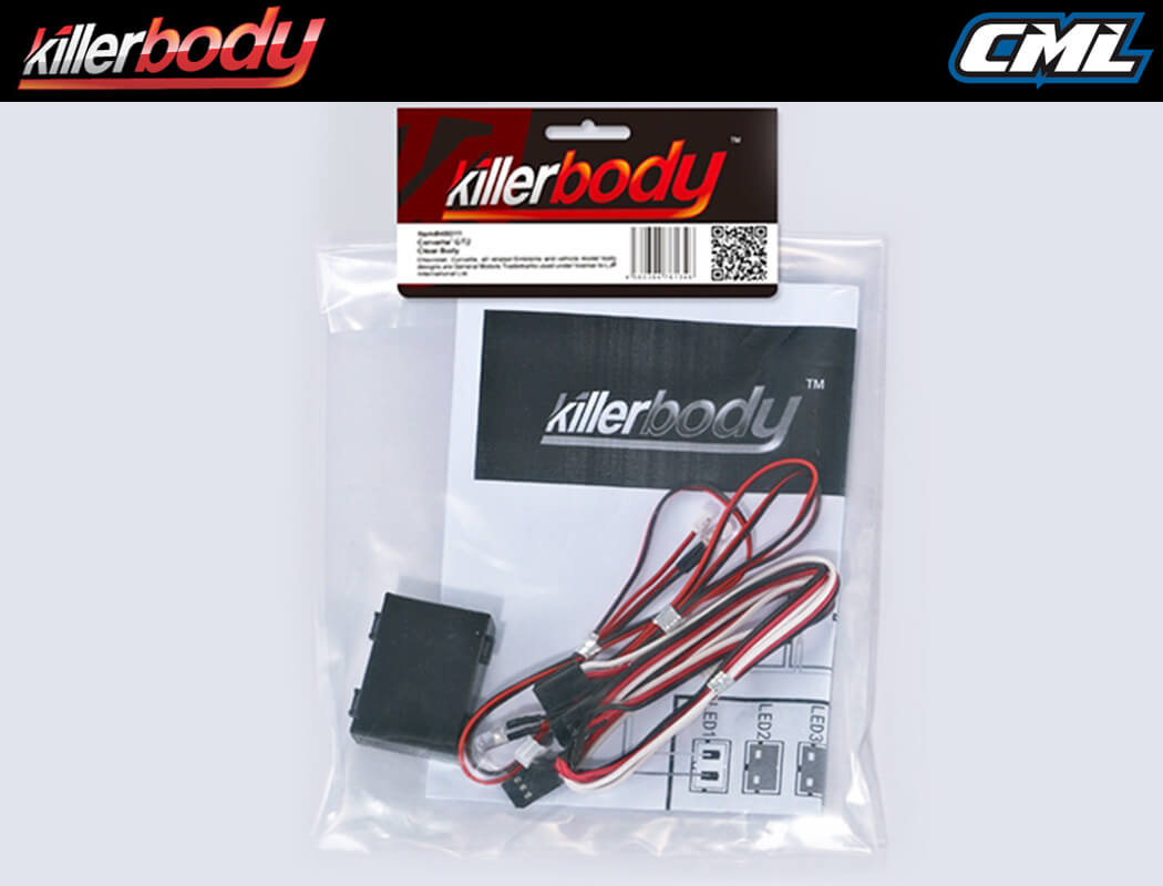 Killerbody Led Light System W/Control Box (4 Leds) KB48099
