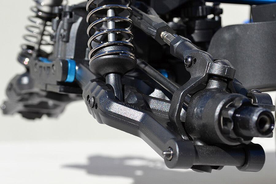 RPM FRONT A-ARMS BLACK FOR ASSOCIATED MT8