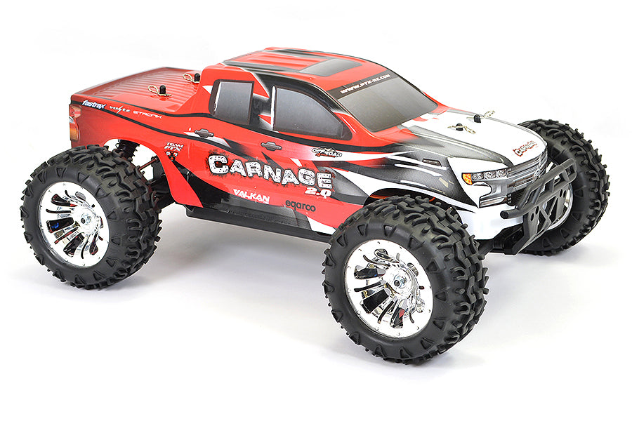 FTX Carnage 2.0 1/10 Brushed Truck 4Wd RTR - Red FTX5537R