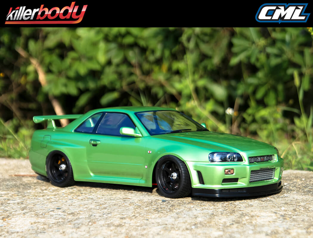 Killerbody Nissan Skyline R34 195Mm Clear Body KB48626