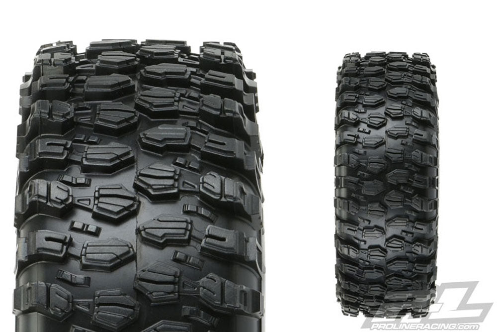PROLINE HYRAX 1.9" G8 TYRES ON IMPULSE BLK/SILV B/LOCK WHEELS