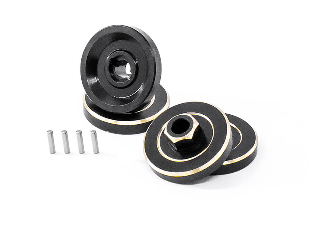 Fastrax Fcx24 Black Brass Wheel Counterweights (4Pc) FTFMS004BRB