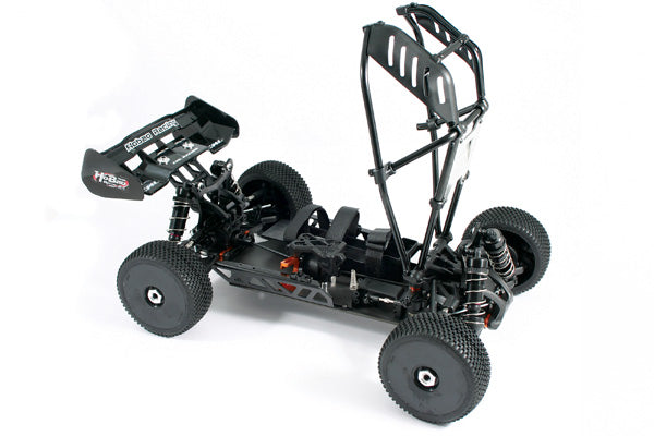 HOBAO HYPER CAGE BUGGY ELECTRIC ROLLER CHASSIS 80% PRE-ASSEMBLED - BLACK