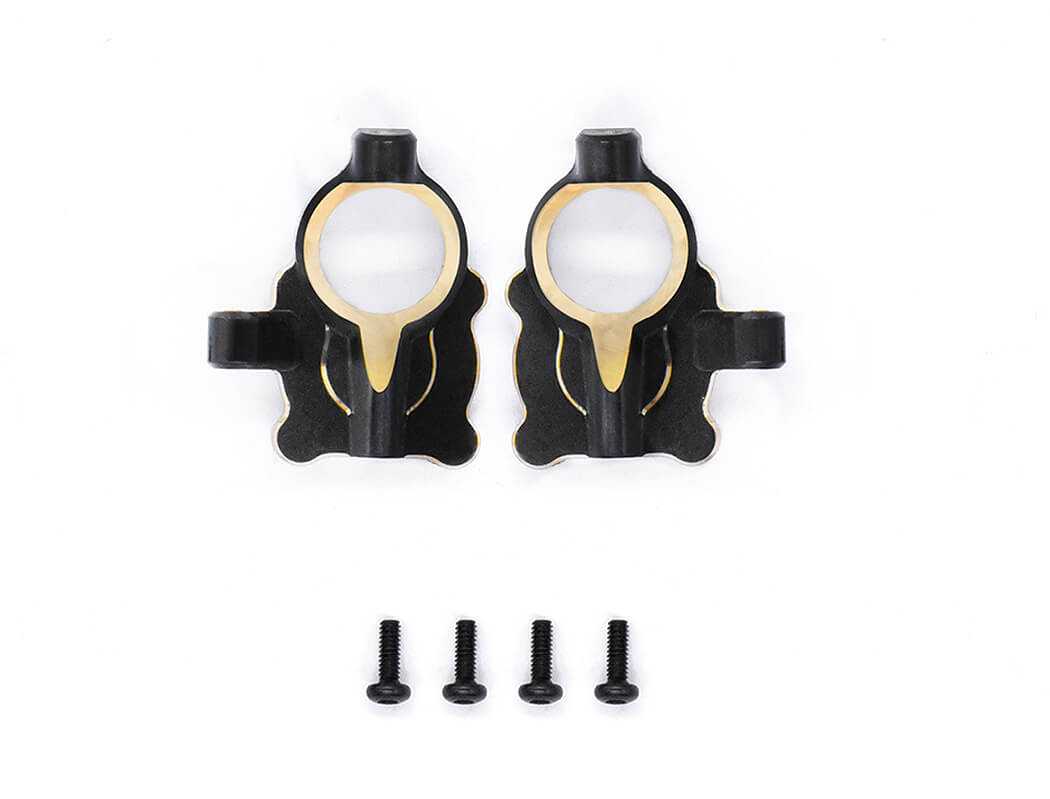 Fastrax Fcx24 Black Brass Steering Arm Housing (2Pc) FTFMS005BRB