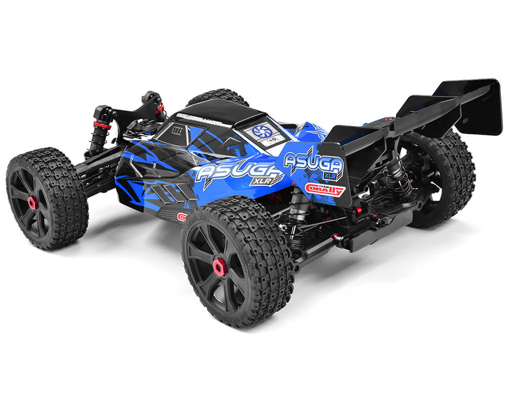 Corally Asuga Xlr 6S Roller Buggy Chassis - Blue C-00488-B