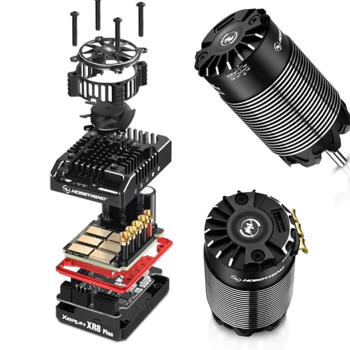 Hobbywing Combo Xr8 Plus G2S Esc & 4268 G3 Off 1900Kv Motor HW38020500