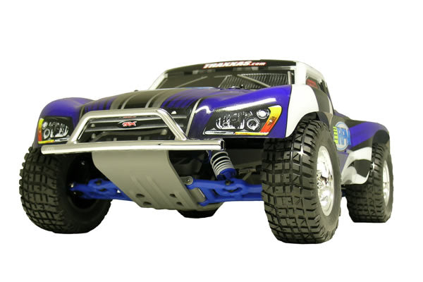 Rpm Front Bumper &Amp; Skid Plate For Slash - Blue