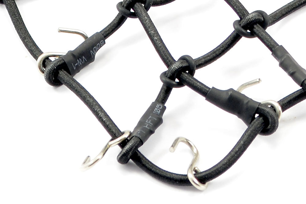 Fastrax Luggage Net W/Hooks L190Mm X W110Mm (Unstretched) (FAST2310BK)