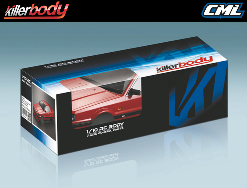 KILLERBODY NISSAN SKYLINE R31 195MM FINISHED BODY RED