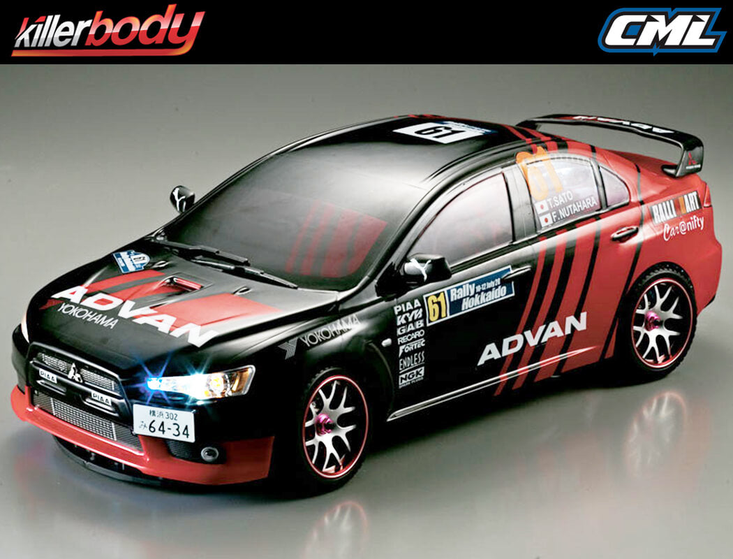 Killerbody Mitsubishi Lancer Evolution X Clear Body KB48001