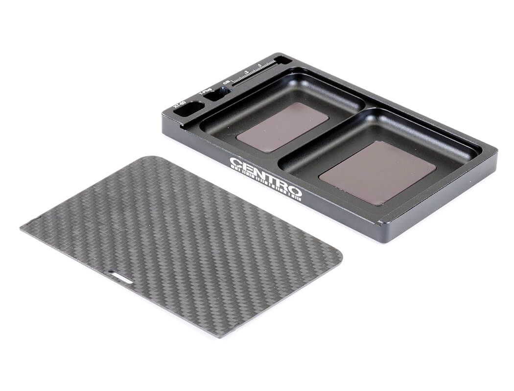 Centro Pro Aluminium Magnetic Screw Tray W/Carbon Cover C0517