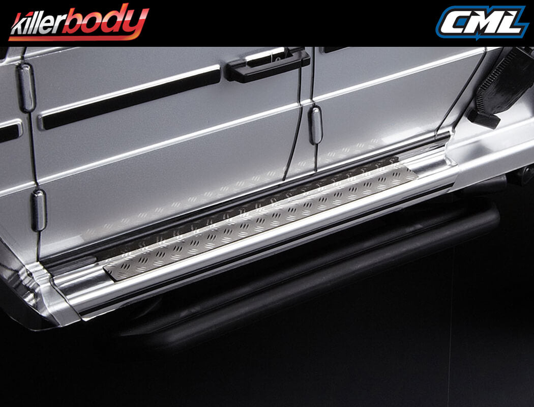 KILLERBODY STAINLESS STEEL MODIFIED CHEQUER PLATE SILVER