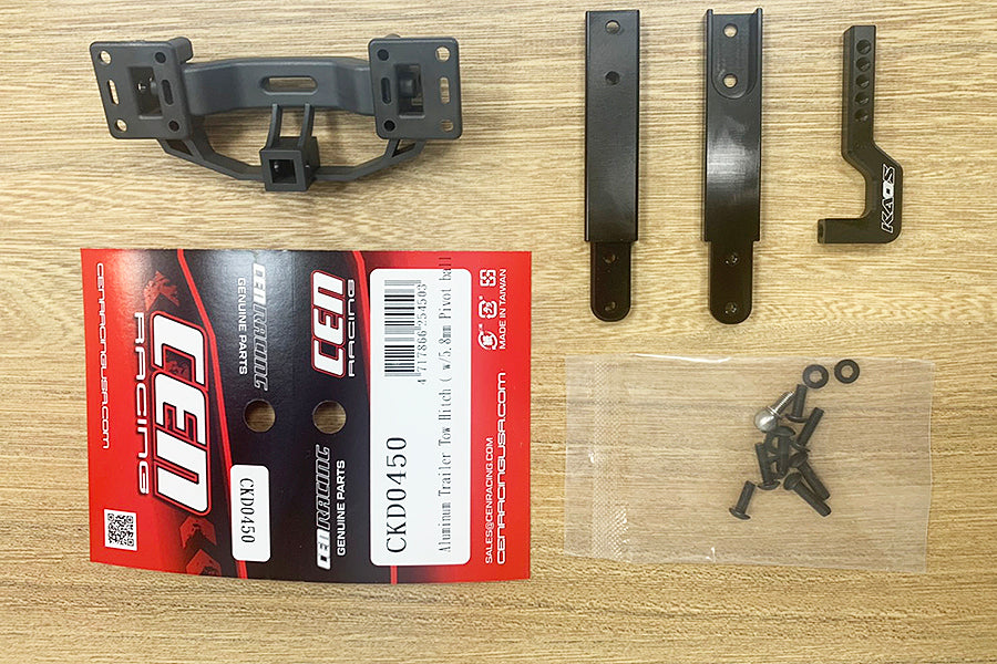 Cen Racing Aluminium Tow Hitch Set W/5.8Mm Pivot Ball