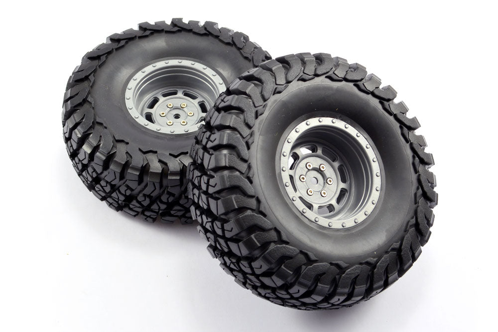 Fastrax 1:10 Crawler Granite 2.2 Scale Wheel ø140Mm Tyre (Grey)(2)