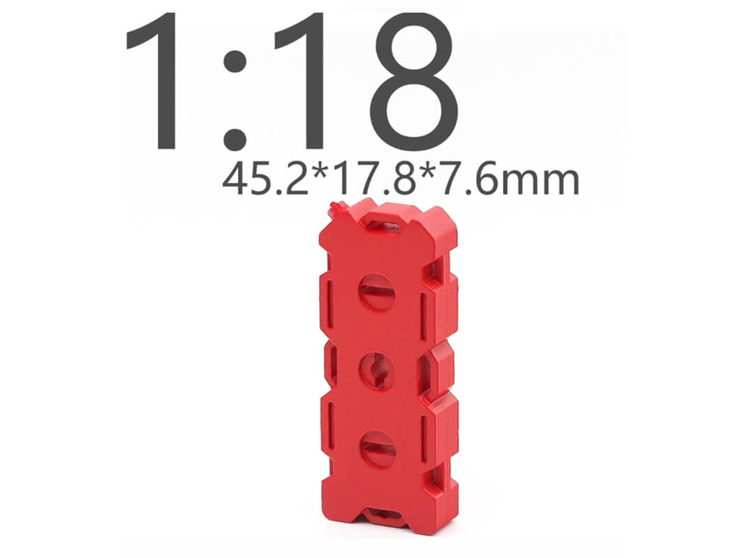 Fastrax 1/18Th Red Oil Box 45.2X17.8X7.6Mm FAST2413