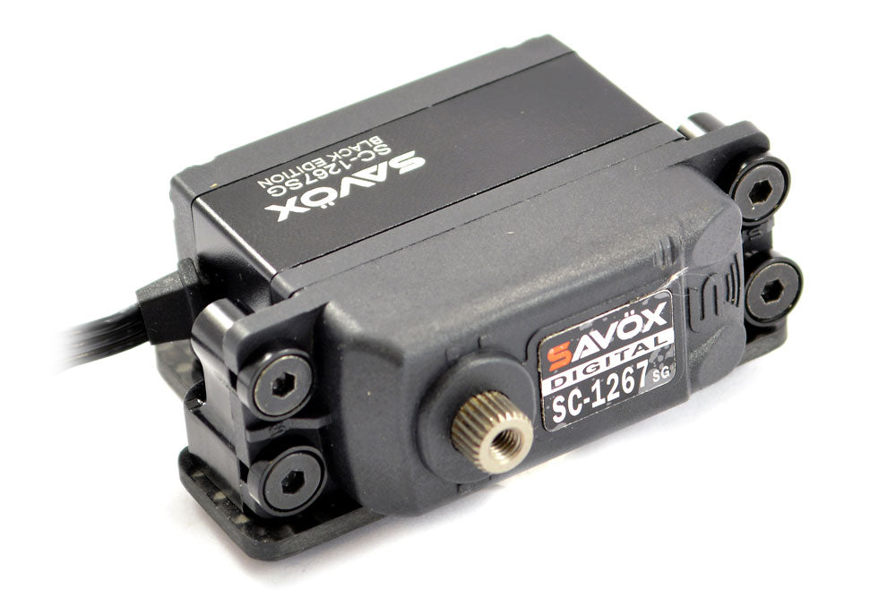 Centro Aluminium Servo Mount Collars (4) - Black