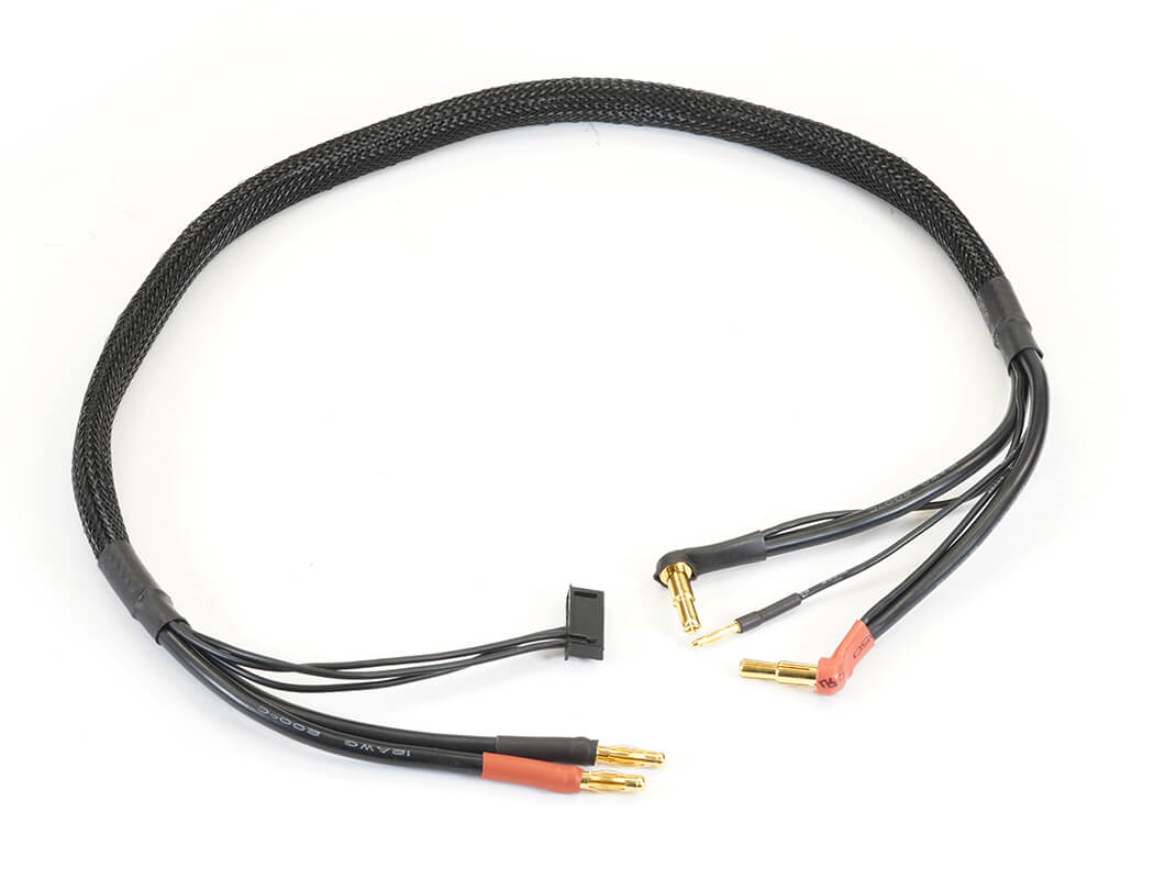 Centro Lipo Balance Lead 4Mm Charge(60Cm) W/4+5Mm Batt Plug C0361B