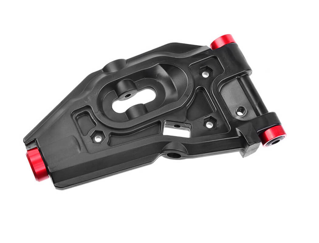 Corally Hda Suspension Arm Insert Inner Aluminum Red 2 Pcs