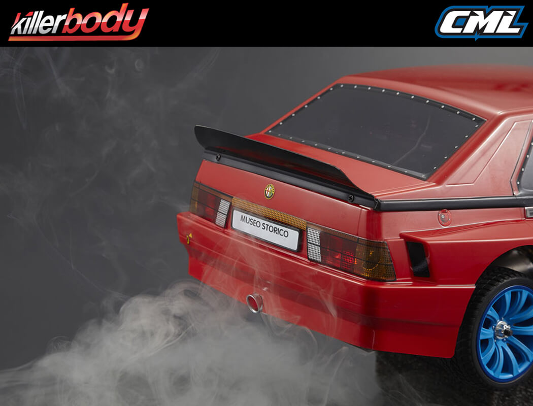 KILLERBODY SMOKY EXHAUST PIPE W/LED UNIT SET FOR 1/10 RC CAR